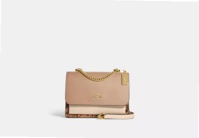 Coach Klare Crossbody In Colorblock (GoldIvory)