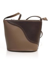 Italian Bags 1802taupedbrown