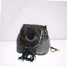 Italian Bags Eye Silver