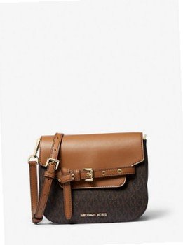 Michael Kors Emilia Small Logo Crossbody Bag (brown)