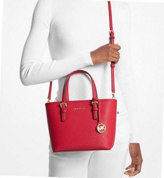 Michael Kors Jet Set Travel Extra-Small Saffiano leather Top-zip Tote