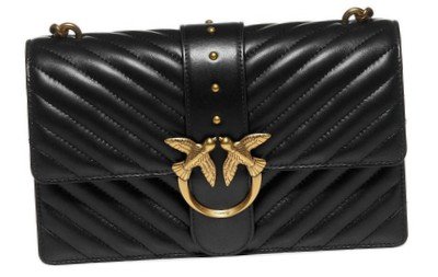 Pinko Love Classic Icon V Quilted Shoulder Bag